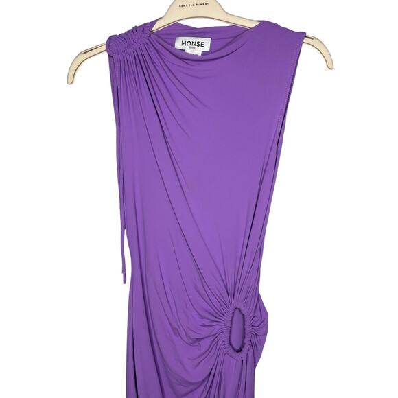 Monse Keyhole Draped Dress - Picture 3 of 11